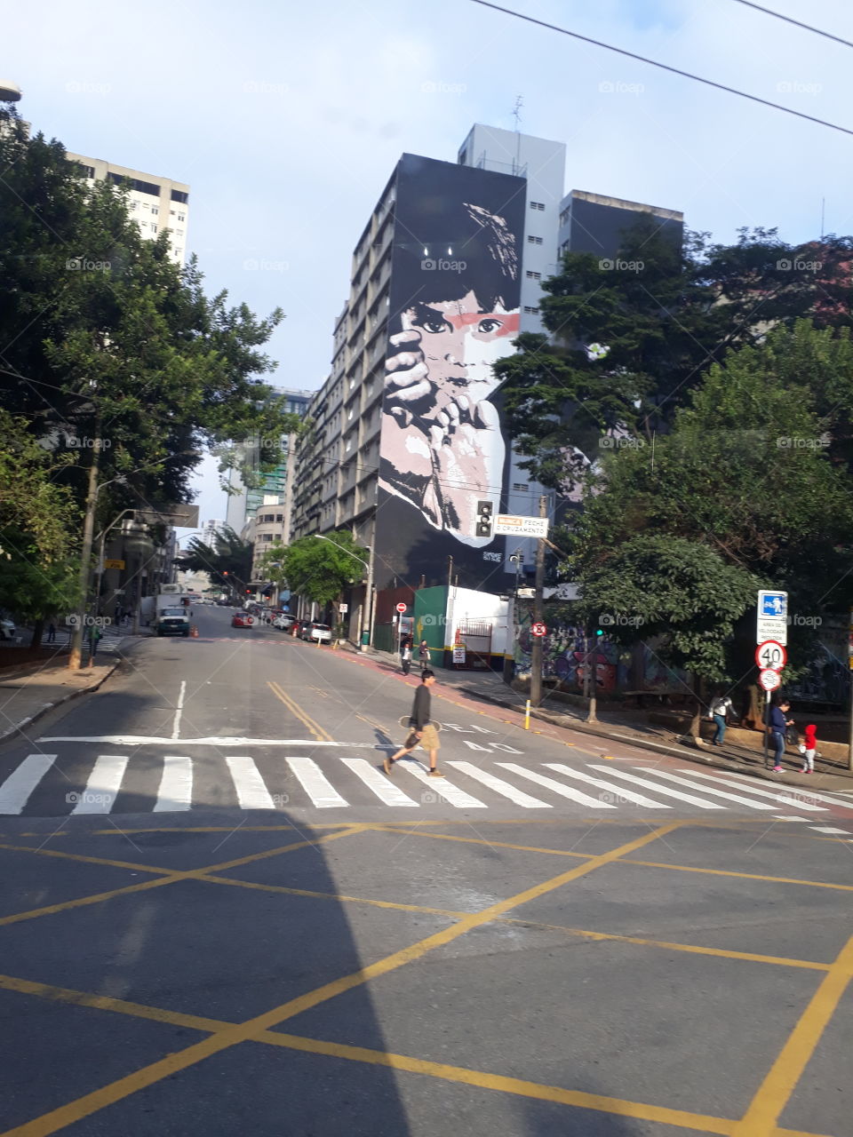 São Paulo, Brasil, imagem do índio Tibiriçá.