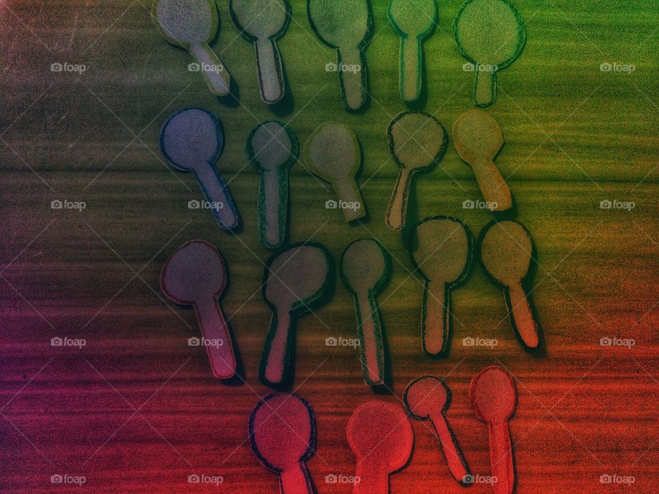 spoon shape illustration