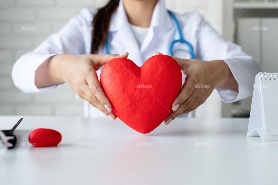 female doctor at workplace