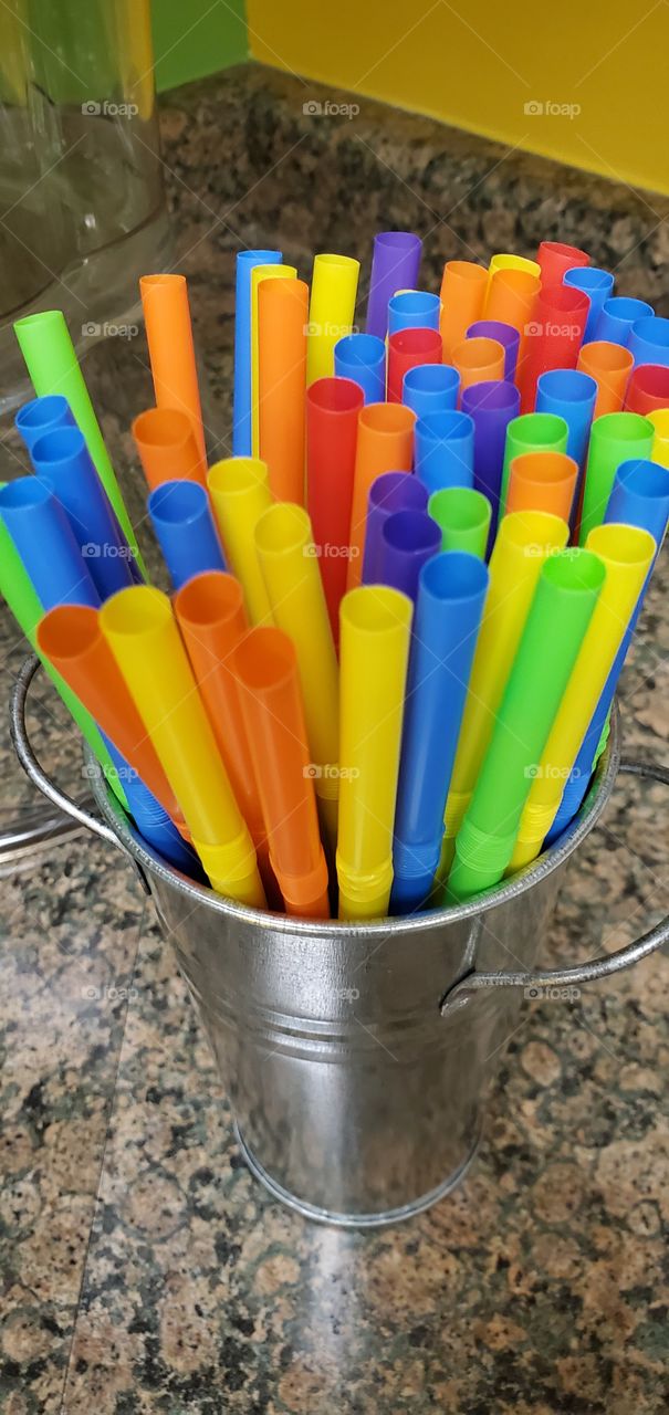 Colorful straws