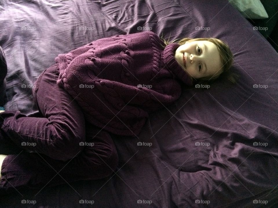 Violet in violet on violet!