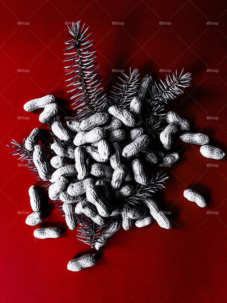 Peanuts colour faded