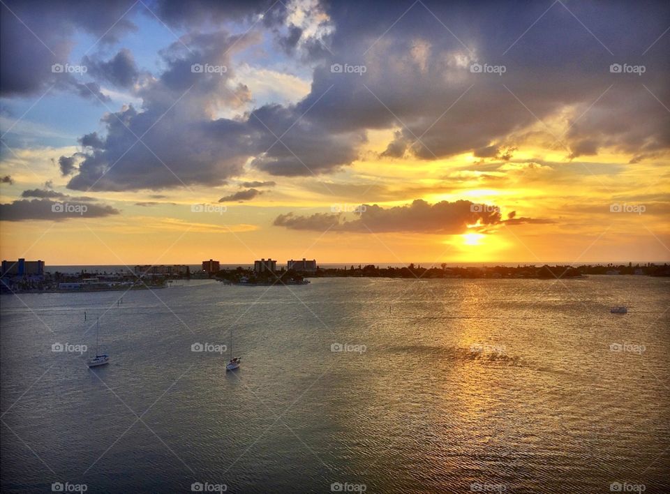 Boca Ciega Bay Sunset 