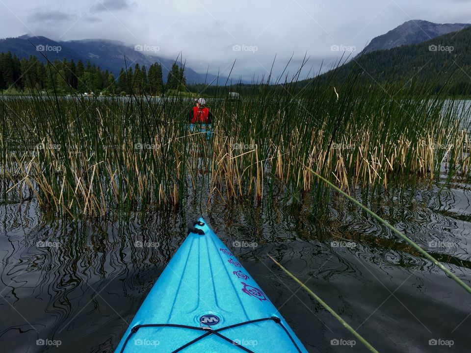 Kayaking on Fish Lake