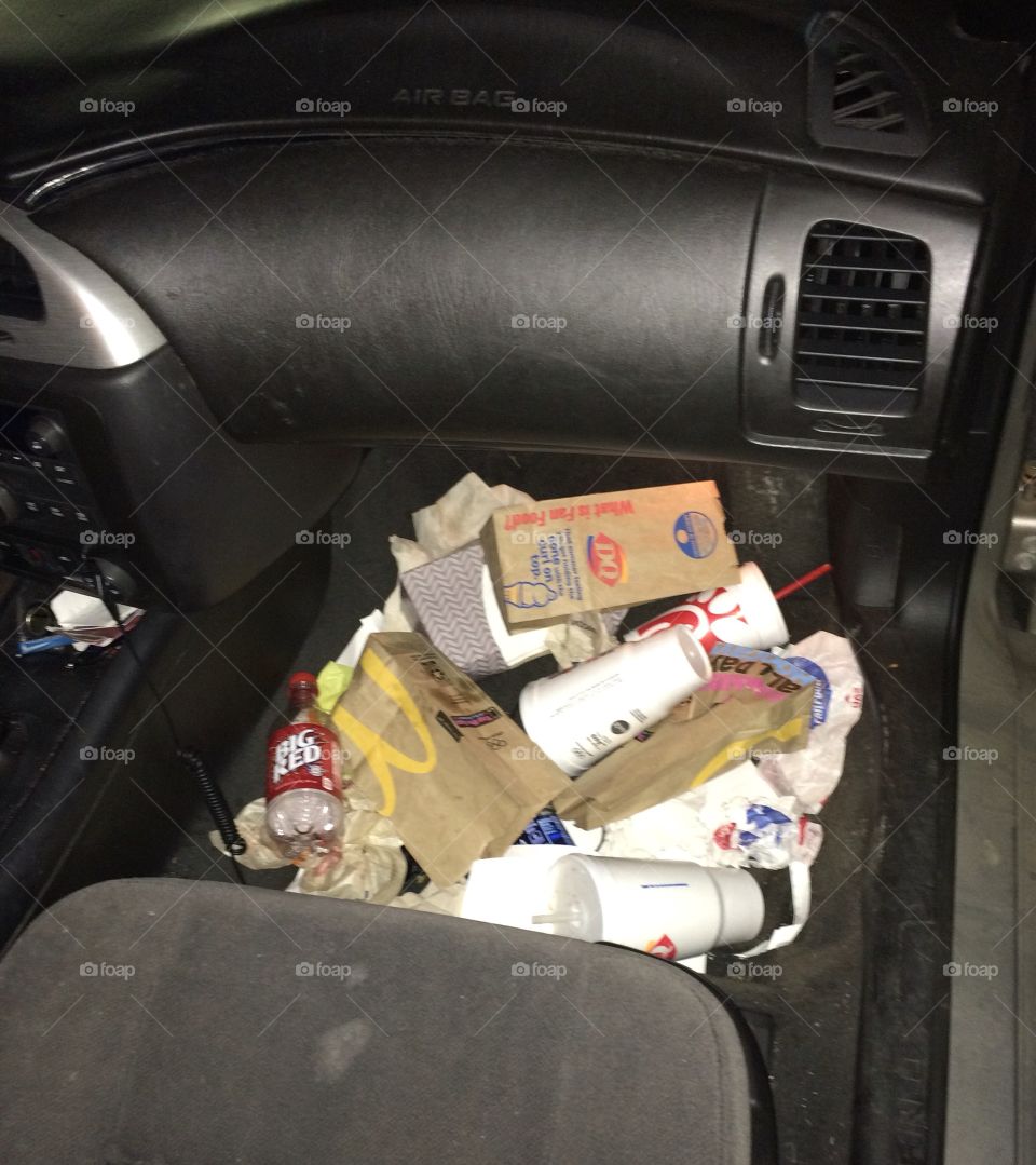 Car Floorboard Trash 