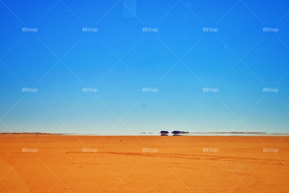 Mirage in the desert