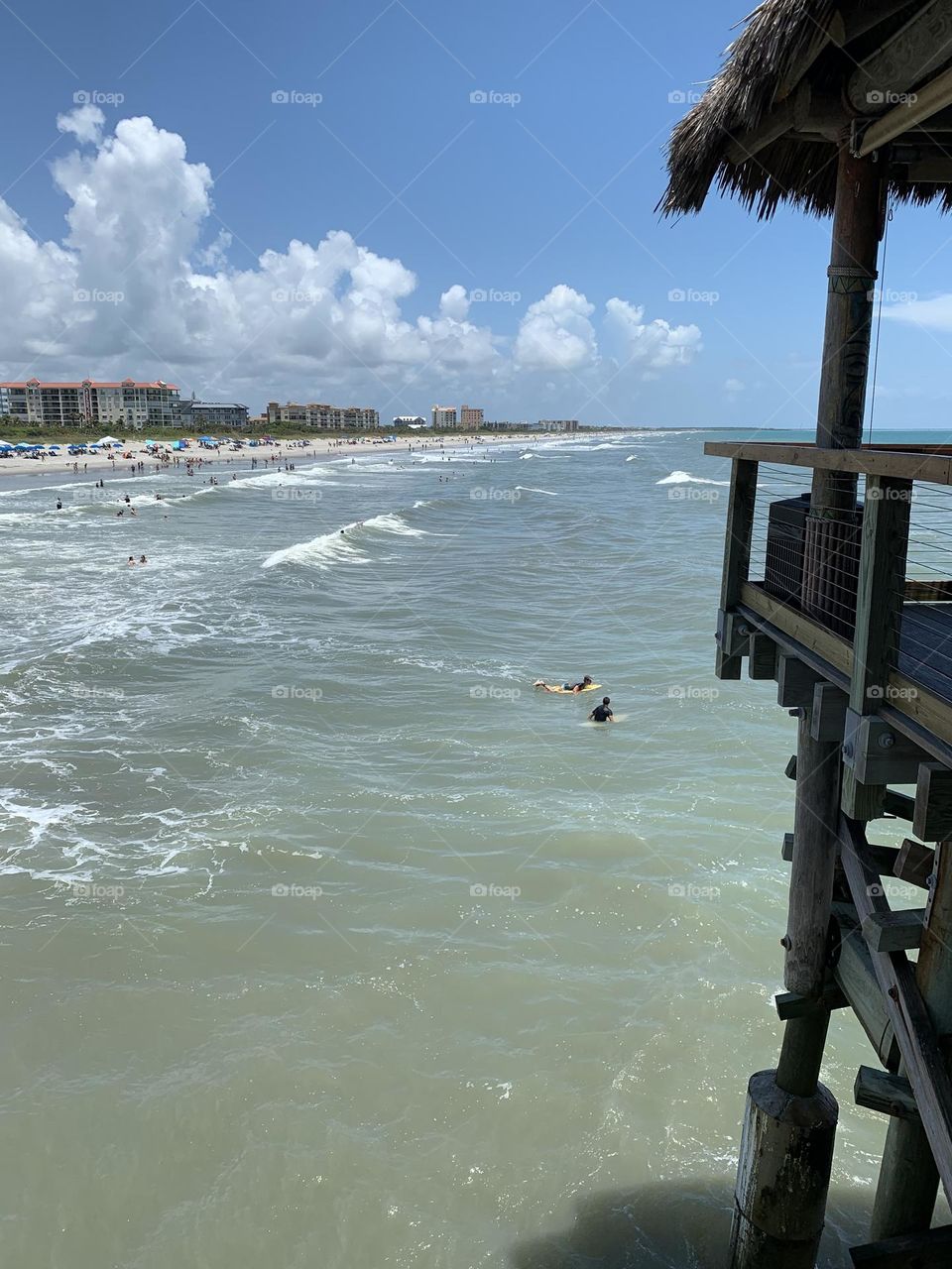 Sights while drinking at Cocoa Beach Pier