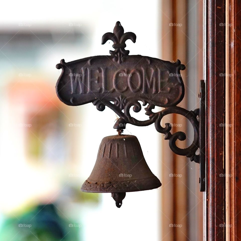 antique welcome home decoration