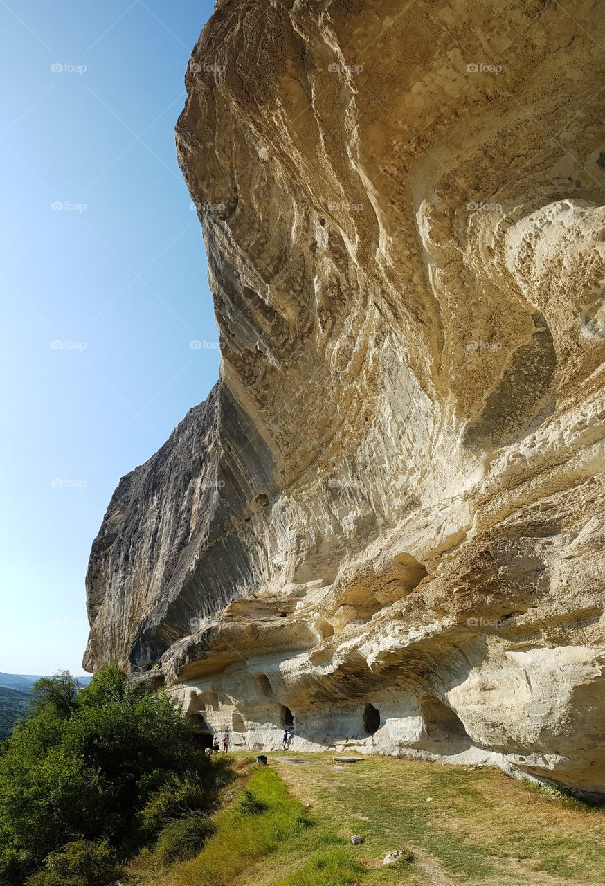 A massive rock