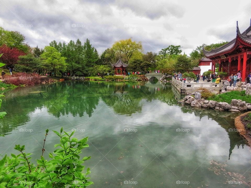 Chinese garden Montreal Botanical Gardens 