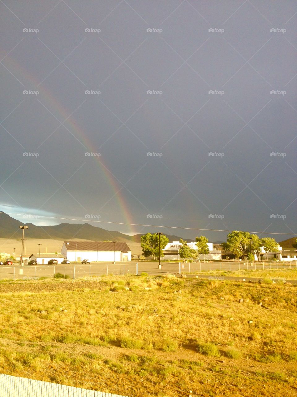 Double rainbow. After a very long and stressful day of my husband being in the hospital I seen this💕