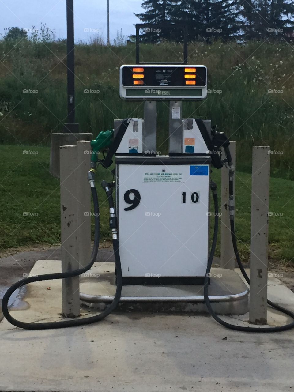 Robot gas pump. 