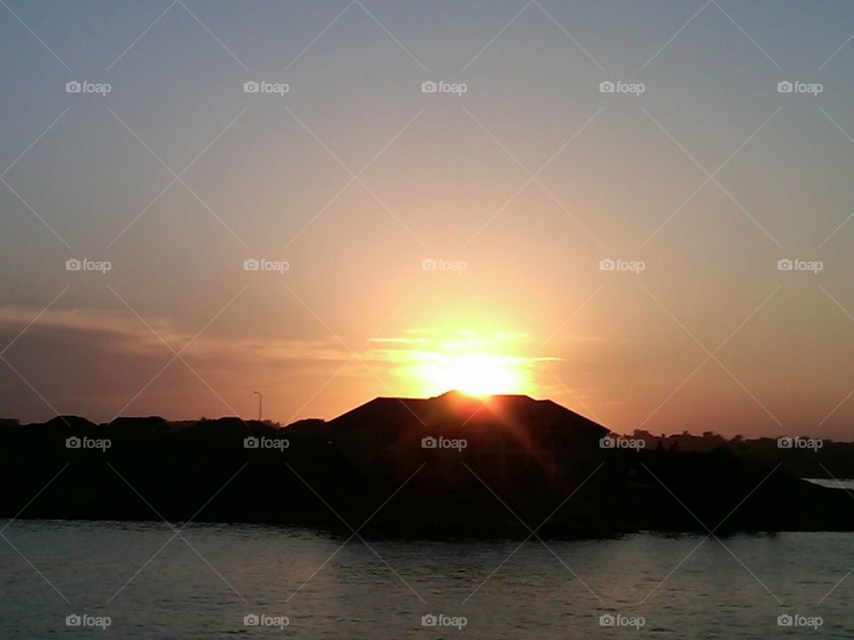 Sunset, Dawn, Water, Evening, Landscape