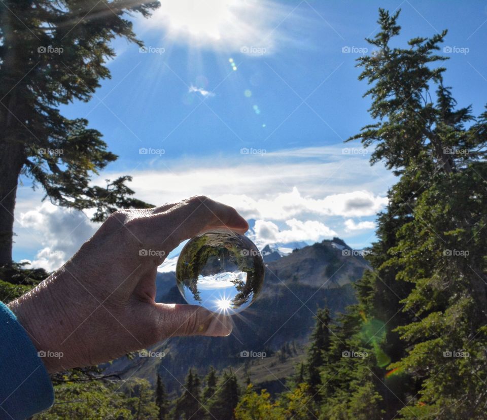 Magic lens ball