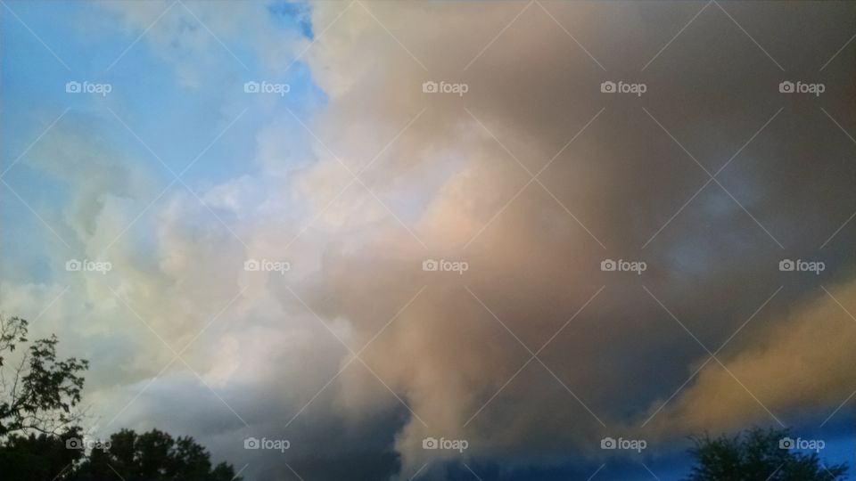 Cloud 13. The sky put on a spectacular show at sundown.