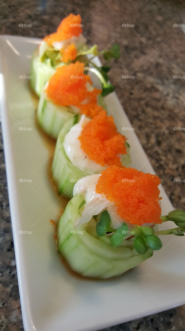Sushi Cucumber.
