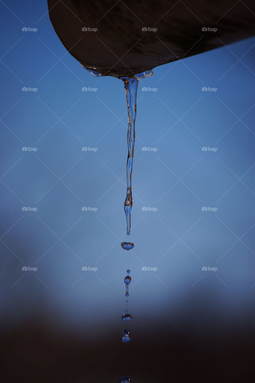 Water dripping