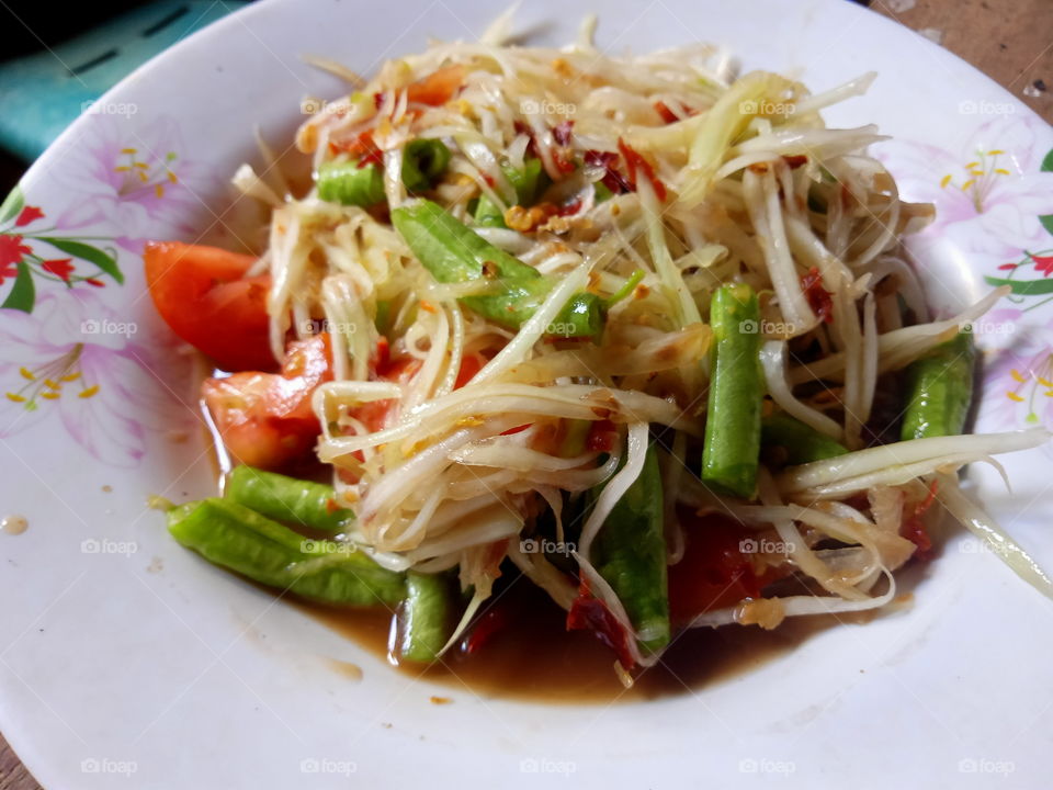 Papaya salad