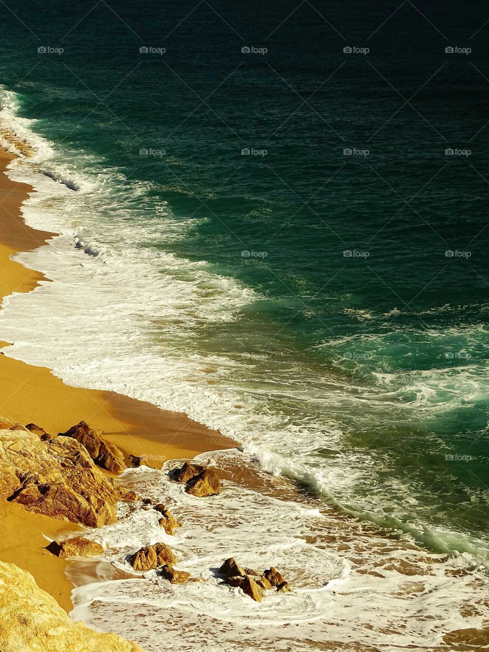 The depth of the ocean