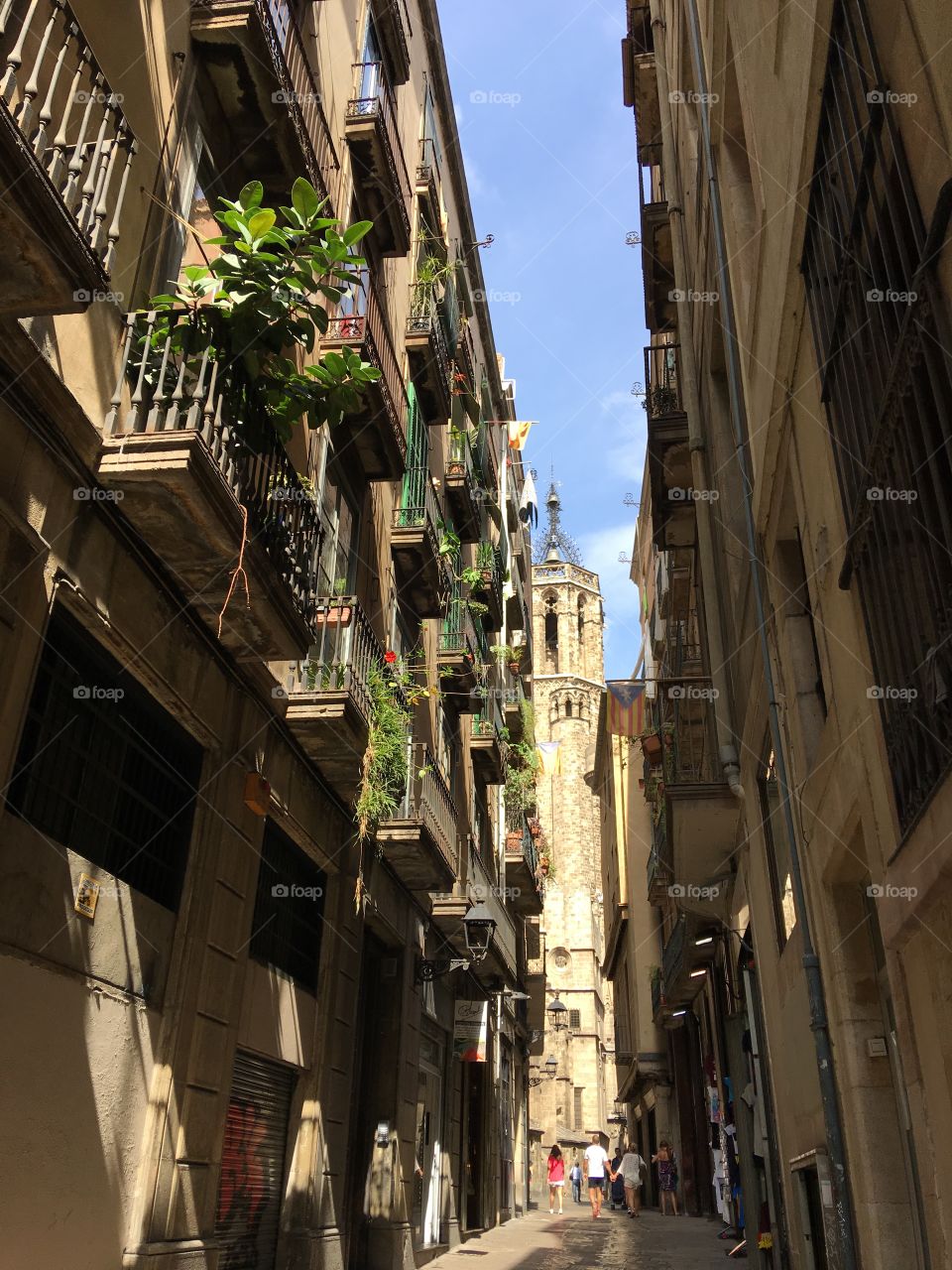 Streets in Barcelona 