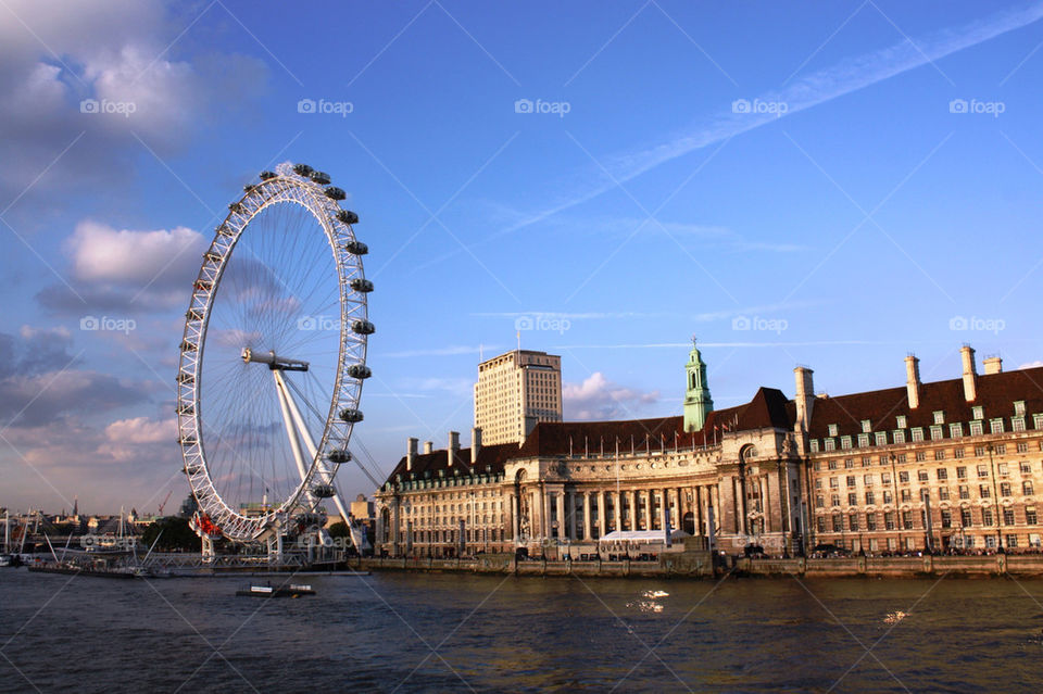 london eye thames attraction by llotter