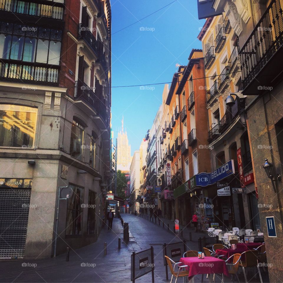 Spain. Street of Madrid