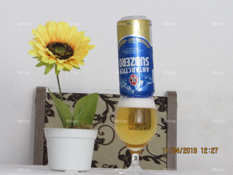 Flor & cerveja