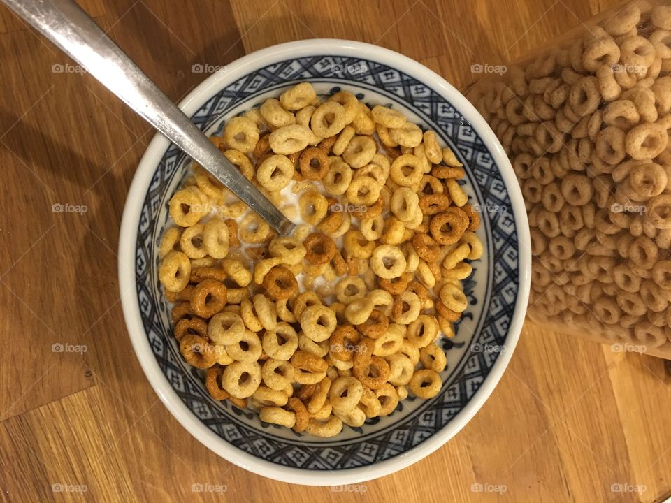 Cereal for breakfast 