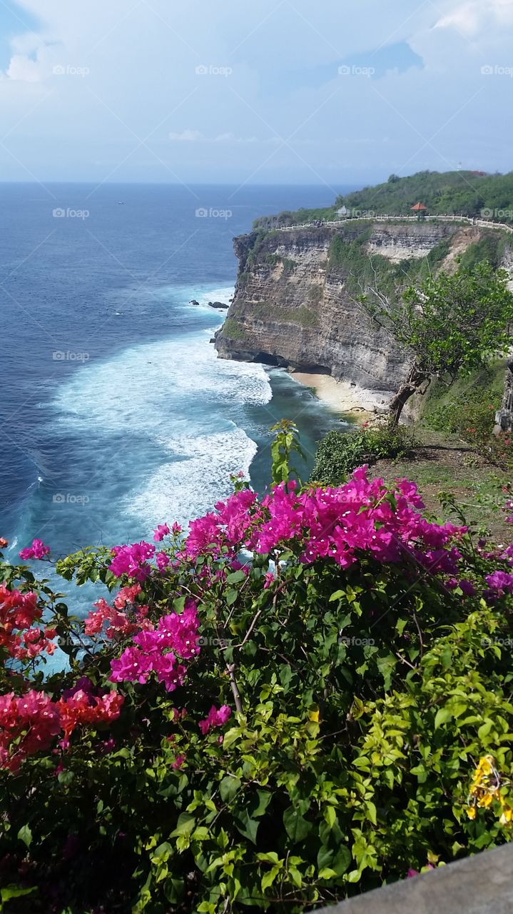 Ocean Floral Beach