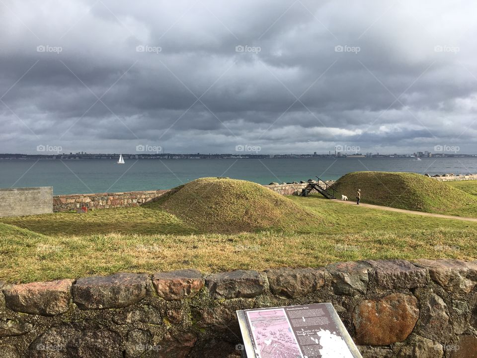 Lanscape by the ocean