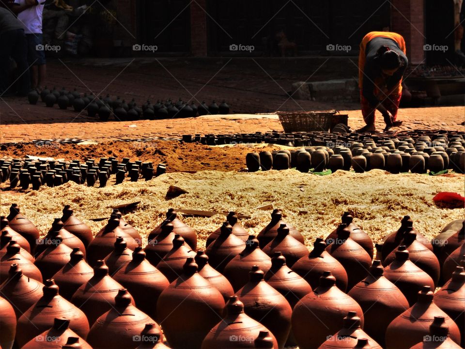 Pottery square Bhaktapur