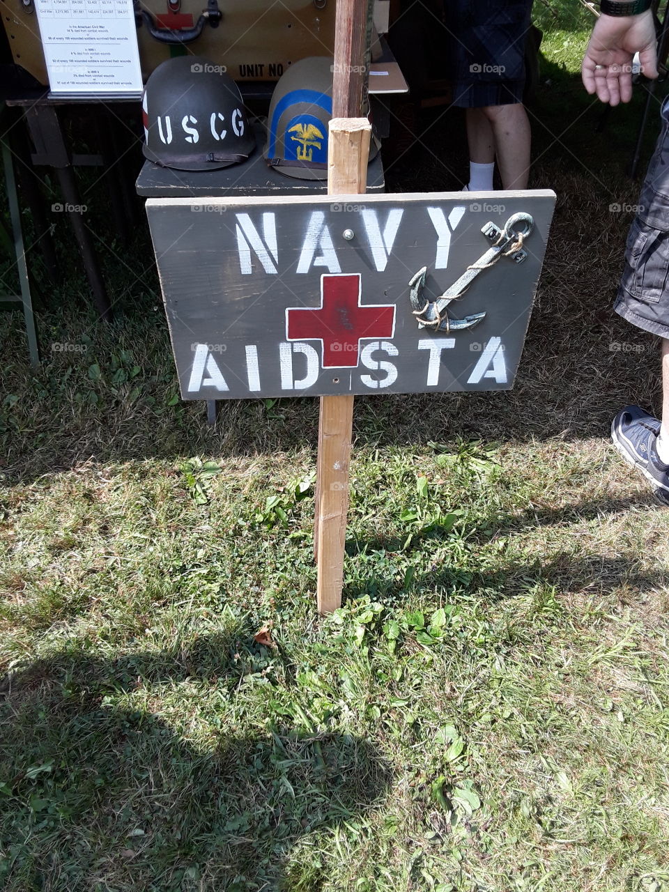 d-day reenactment navy aid-sta