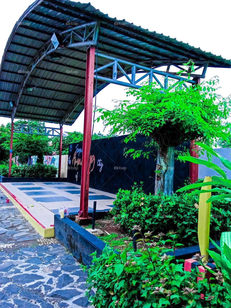 view of the city's teapot garden