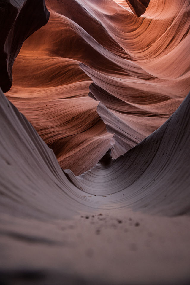 View of antelope canyon