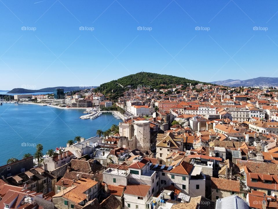Palace of Diocletian, Split, Croatia (from Cathedral bell tower)