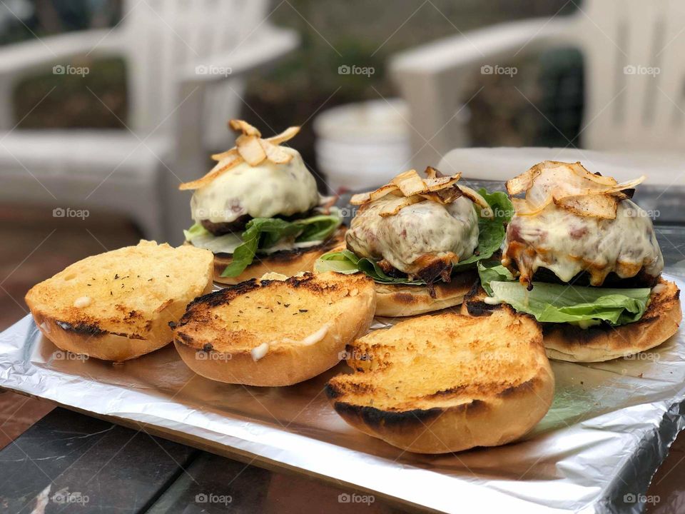 Homemade burgers!