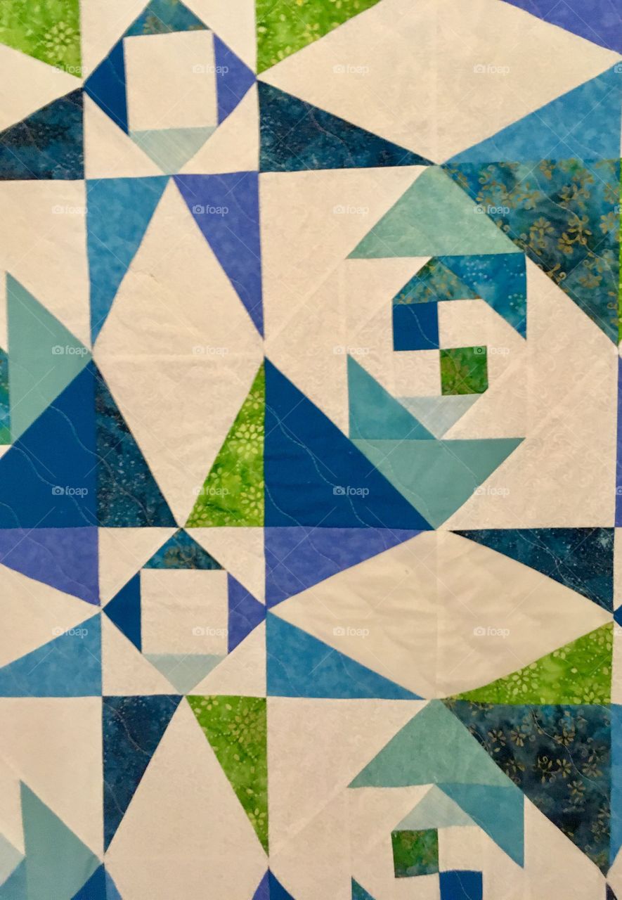 Abstract Quilt Background 