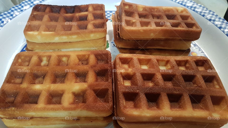 just cooked wafles