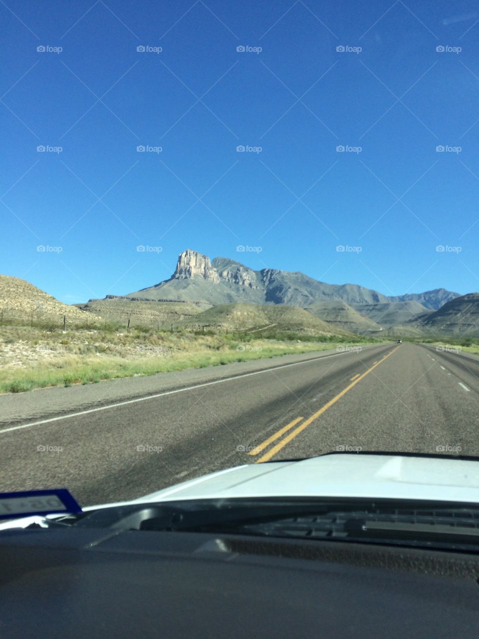 Driving back from El Paso. 
