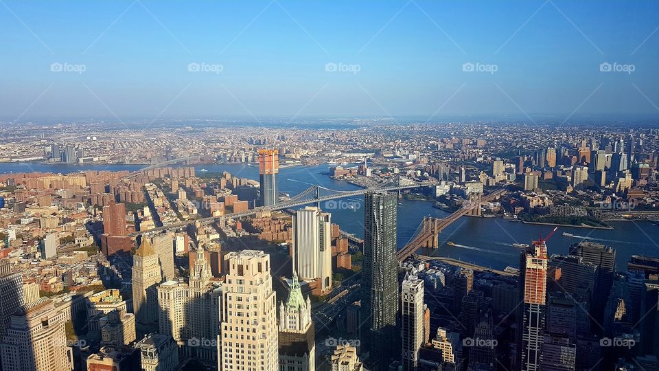 NYC view from One World Trade Center Observatory #2