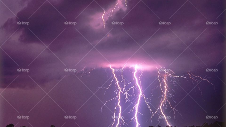 Lightning. Lucky shot