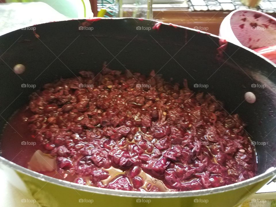 My first time making grape jelly