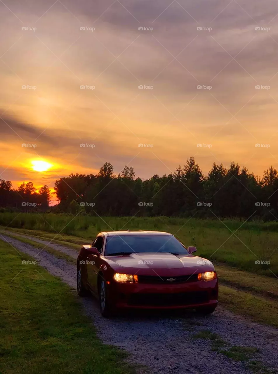 Chevrolet Camaro - sunset