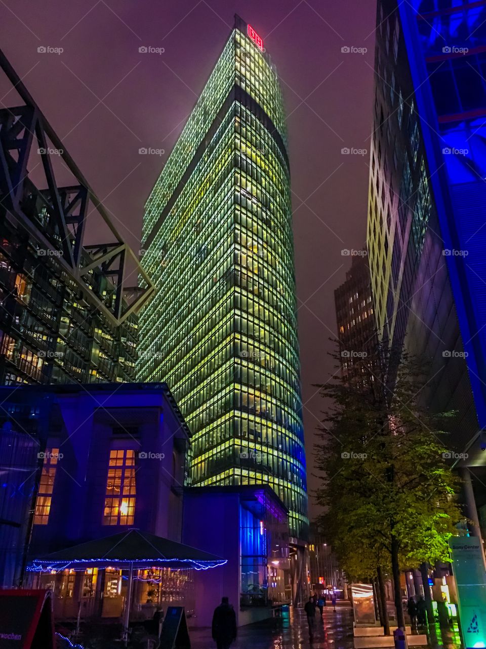 Modern Berlin Night