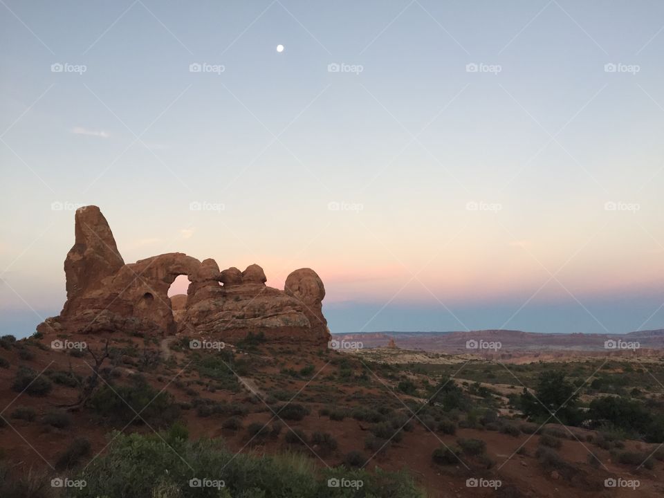 Arches before sunrise 