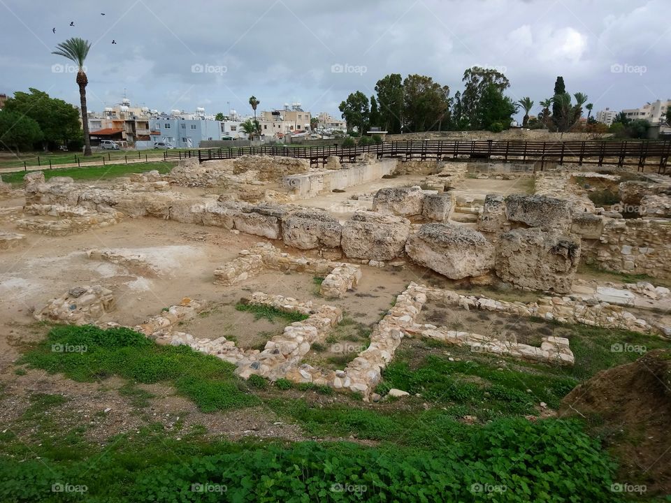 Roman ruins in Larnaca