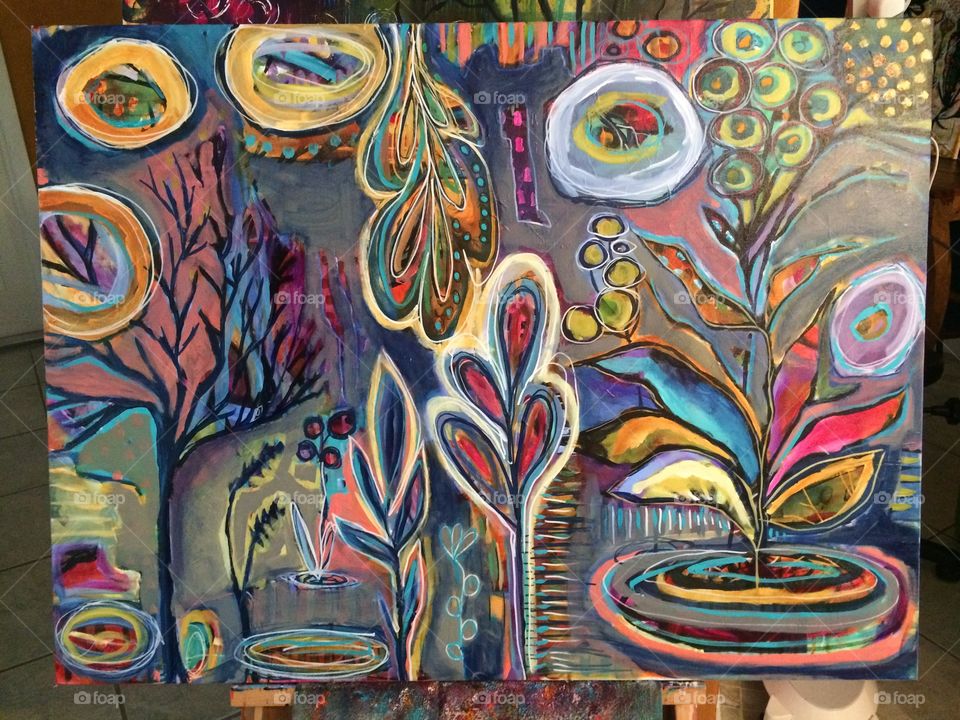 Painting by Wendy Wahl Perry