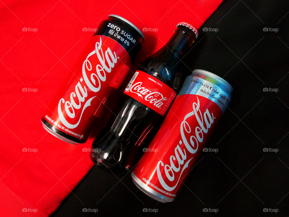 coke in contrast