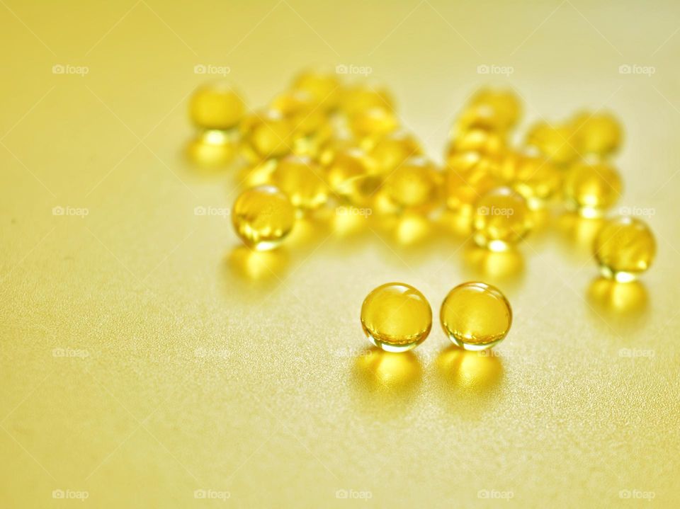 vitamins capsules oils