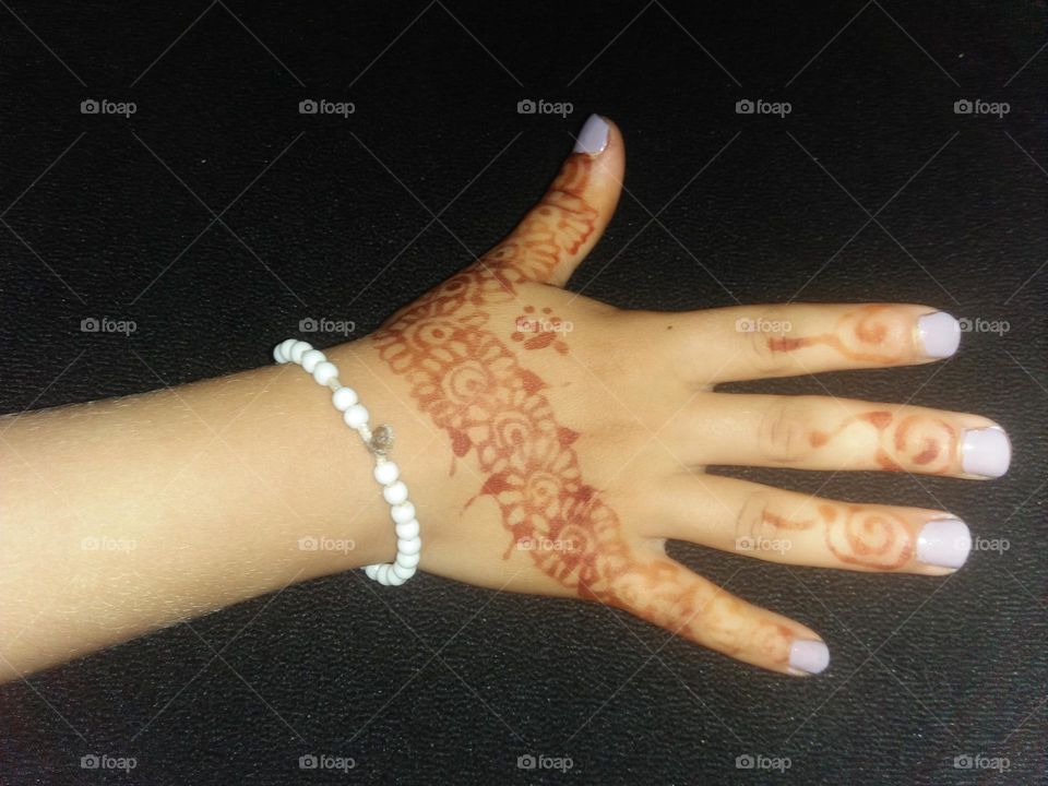 Beauty of henna.